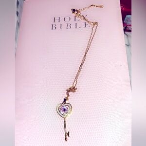 Diamond Key Necklace